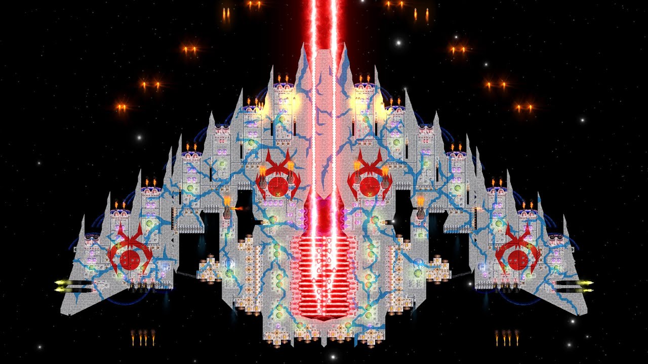 This Ship BOMBARDS its Enemies with Incendiary Shotgun Shells! - Cosmoteer - MEGA-ship battle test