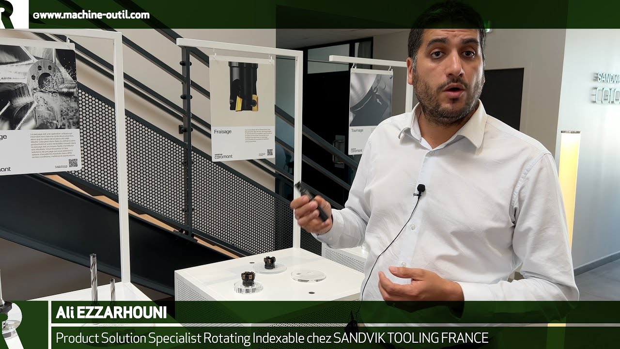 Outil à surfacer dresser à deux arrêtes de coupe Sandvik Coromant CoroMill® MS20