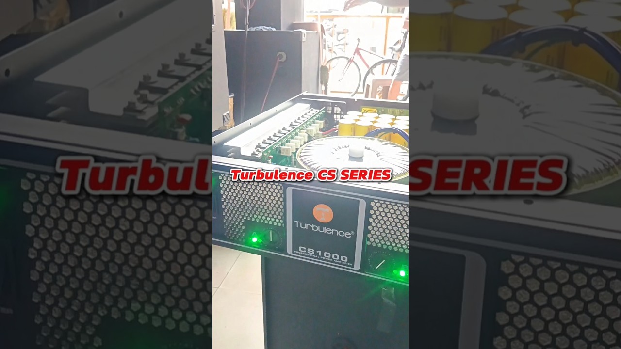 SOUNDCHECK! Turbulence CS1000 Power Amplifier (by Skyjham Elx) #youtubeshorts #shorts #youtube
