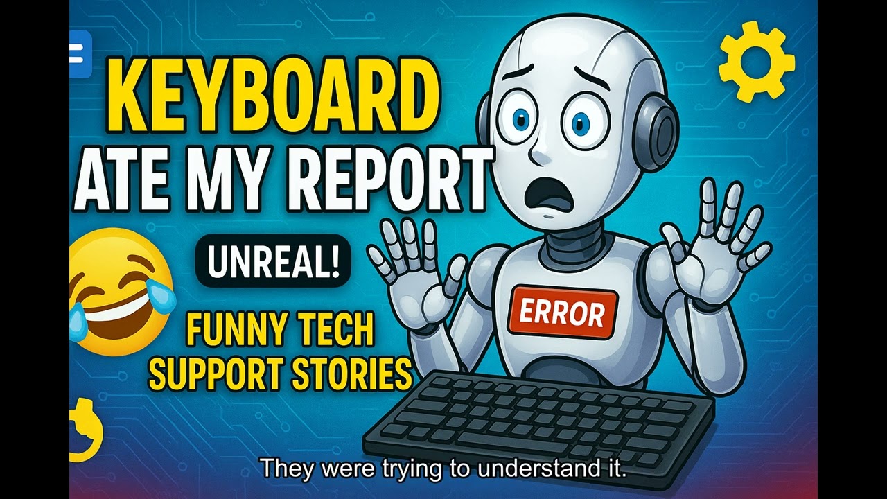 r/Talesfromtechsupport: Keyboard Ate My Report&mdash;Unreal! | Funny Tech Support Stories | Reddit