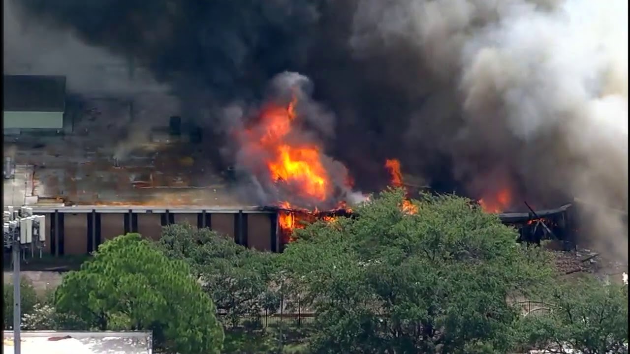 HFD ladder truck burns during 3-alarm business fire