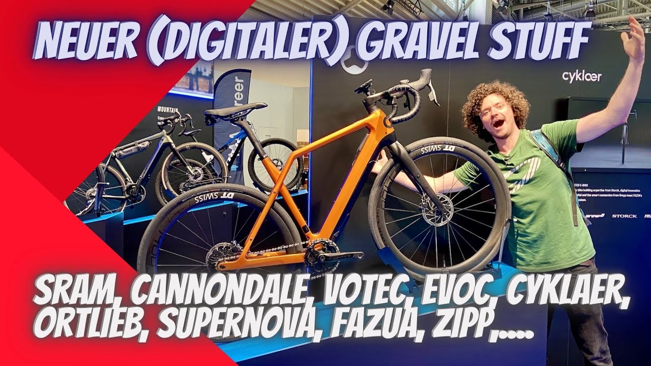GRAVEL BIKE NEUHEITEN 2022 (IAA: Sram, Votec, Ortlieb, Cannondale, Porsche, Evoc, Zipp...)