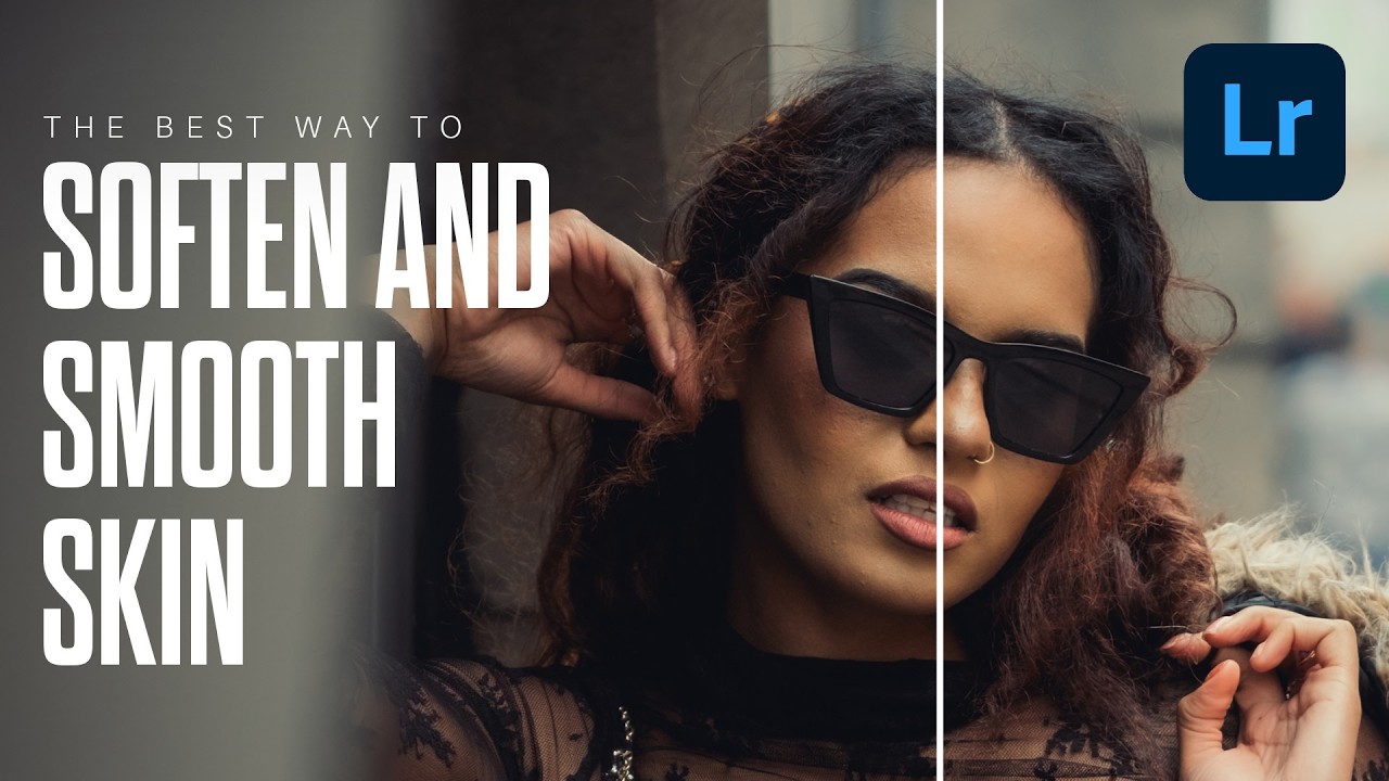 The BEST and FASTEST way  to SMOOTH SKIN In Lightroom in 2024!!