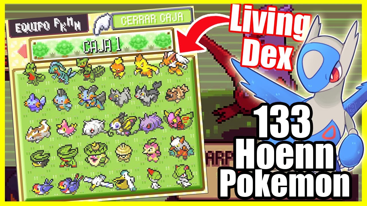 Como Capturar a los 133 Pokémon de Hoenn en Pokémon Rubi/Zafiro - Full Living Dex