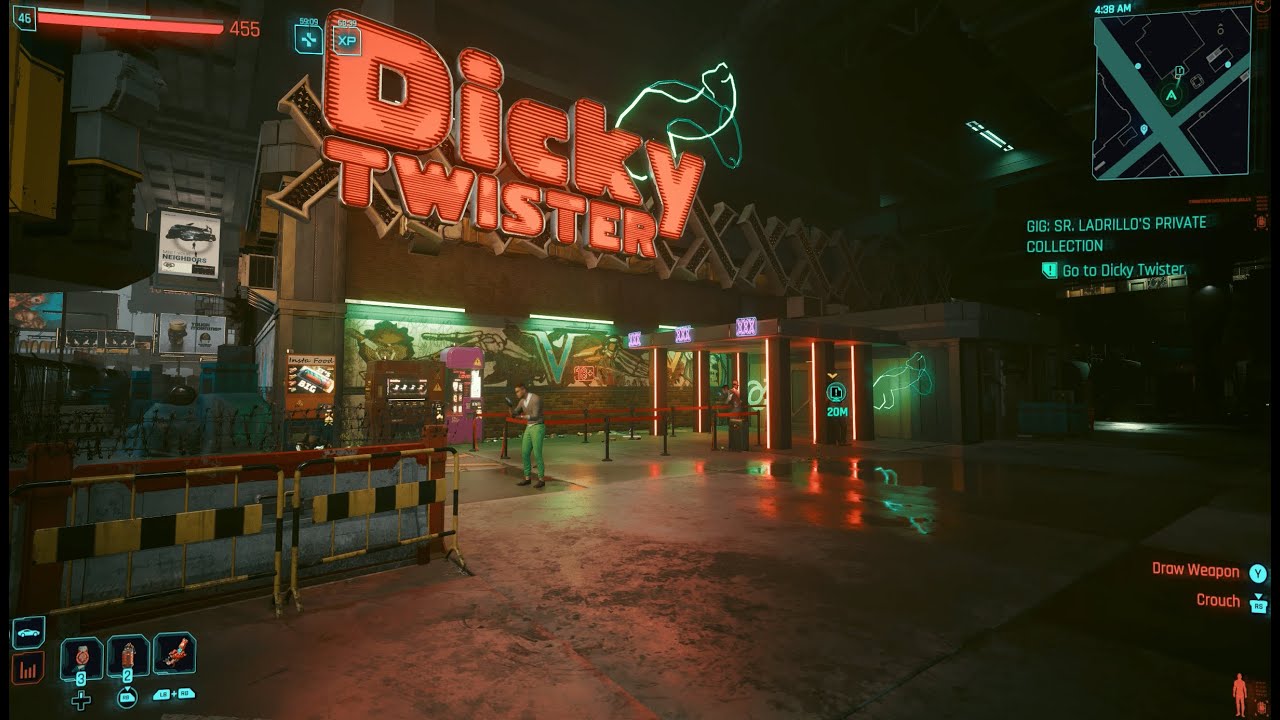 Cyberpunk 2077, Thievery: Sr. Ladrillo's Private Collection. No Combat, All Enemies Eliminated.