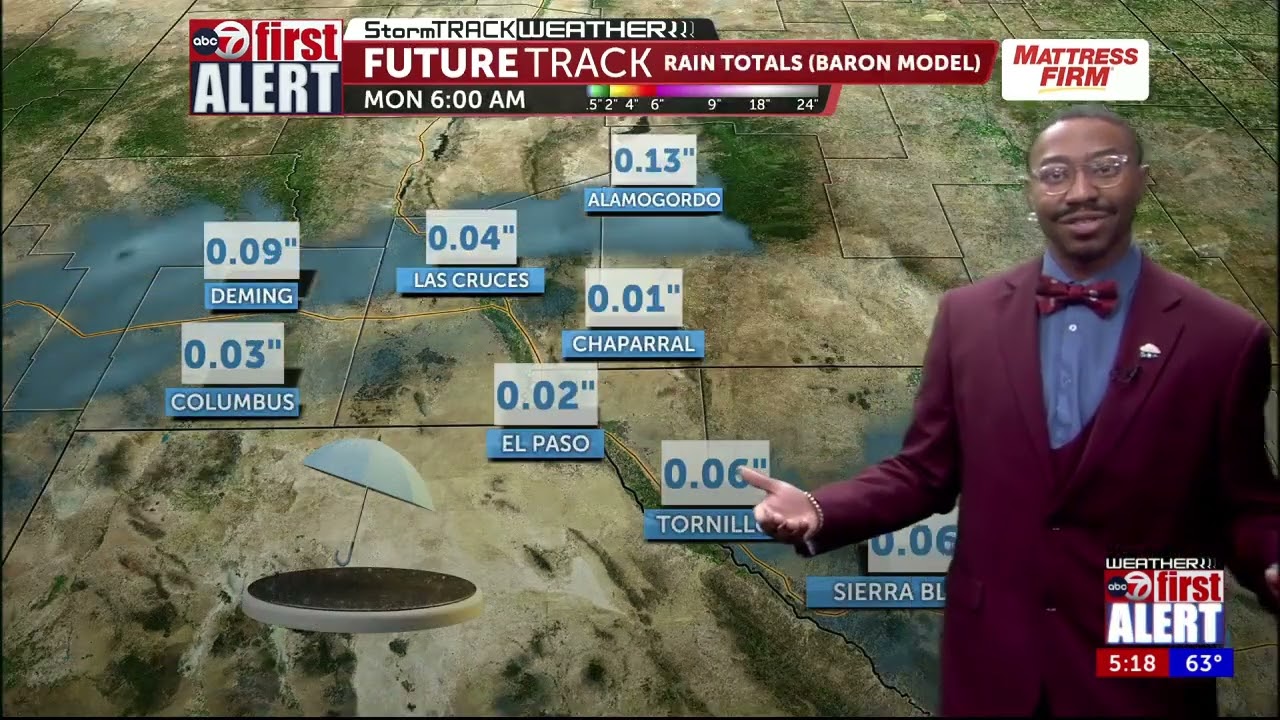 ABC-7 First Alert: Cold and windy Monday morning with a chance of a wintry mix and snow