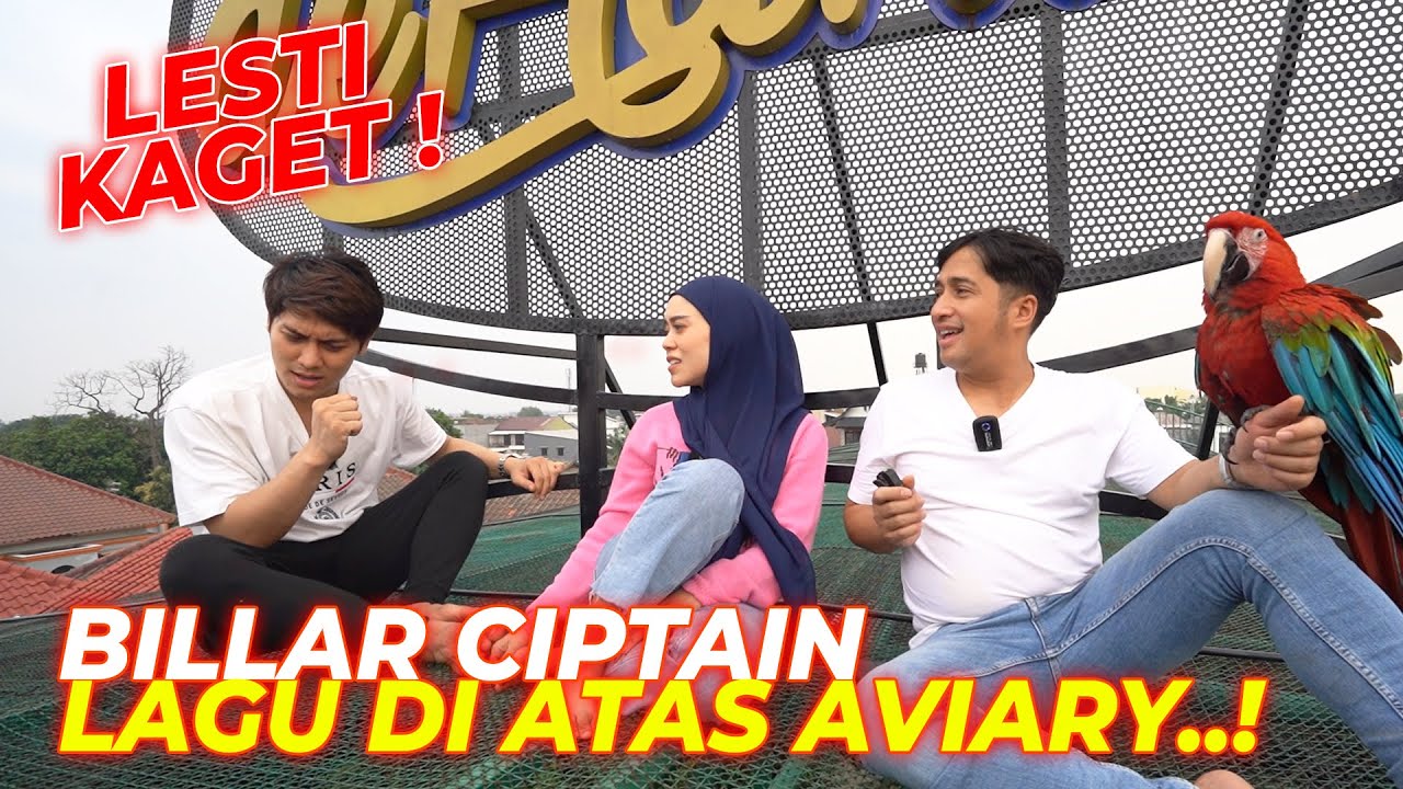 NGIDAM !!! LESTY NEKAD NAIK KEATAS AVIARY DEMI DENGERIN LAGU LAWAS CIPTAAN BILLAR..!!! sosweet....