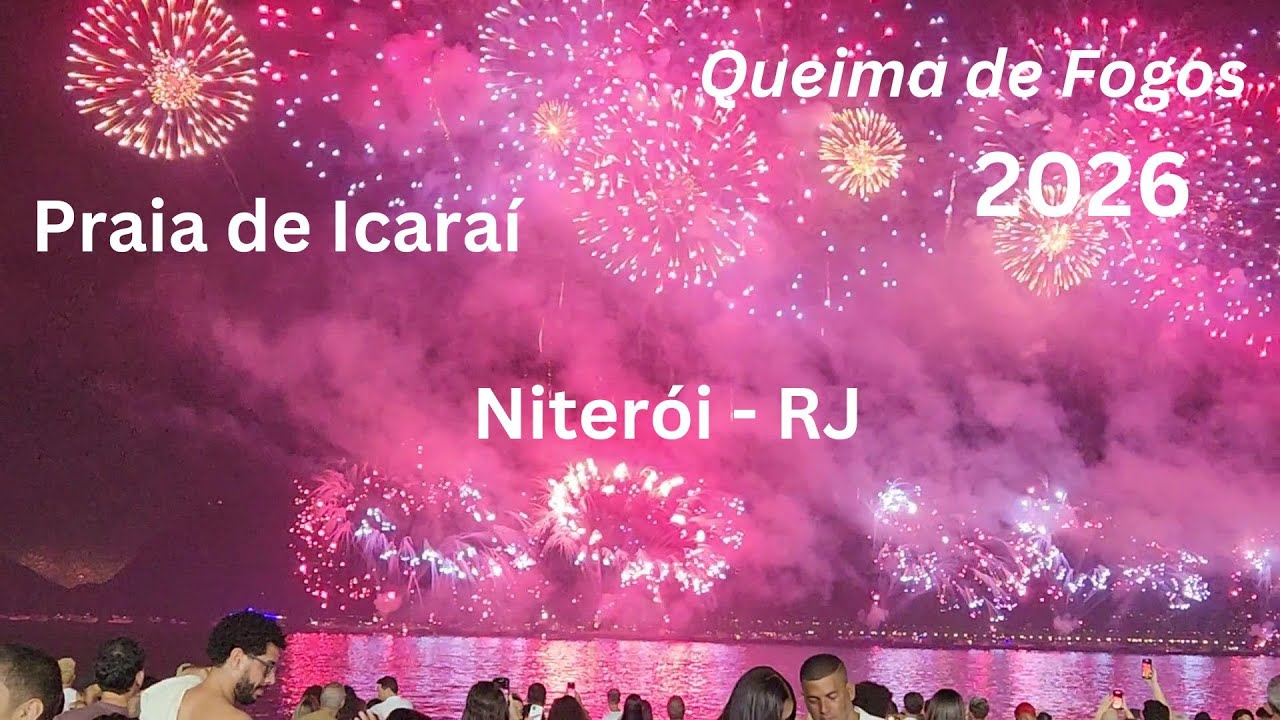 🥂Reveillon 2026 | 18 min de 🎆Queima de fogos | Praia de Icaraí |  Niterói #réveillon #anonovo