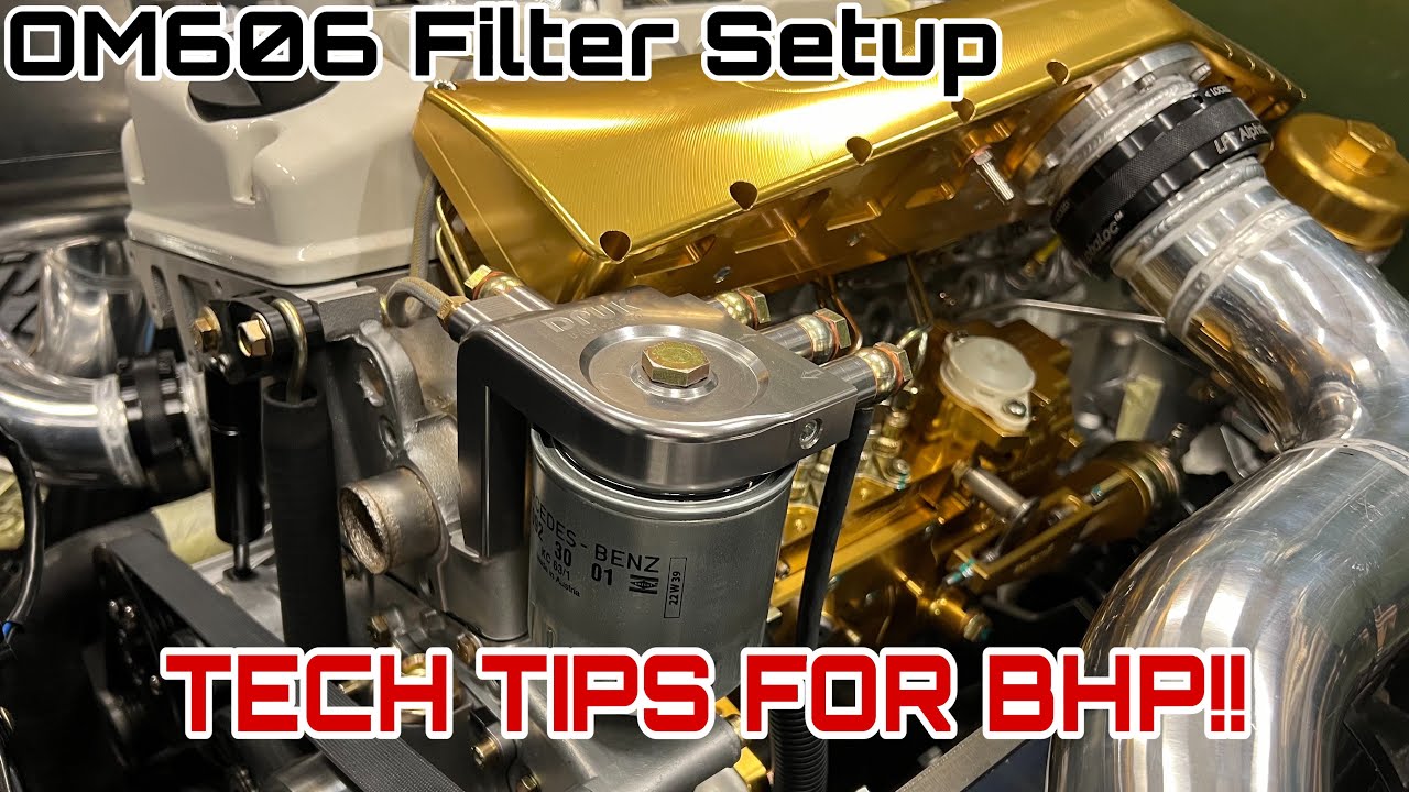 OM606 Billet Filter Housing and Fuel system Tech Tips, Fuel Pressure, lift pumps and more