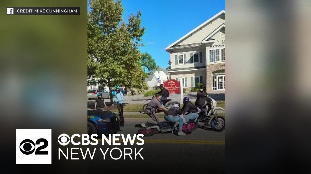 Video shows state police confronting dirt bike riders in Wappingers Falls