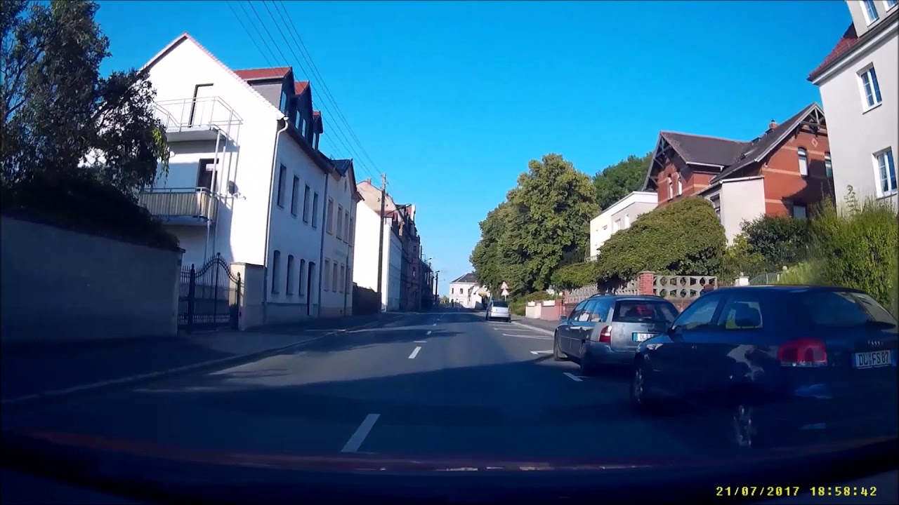 Autofahrt durch Leisnig