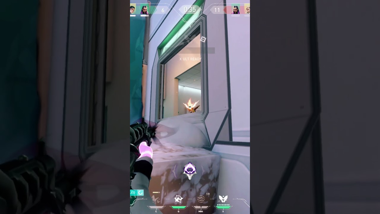 Clove&rsquo;s Vandal Control 🧊 | Icebox 4K Defense #valorant #valorantshorts #valorantclips #fyp