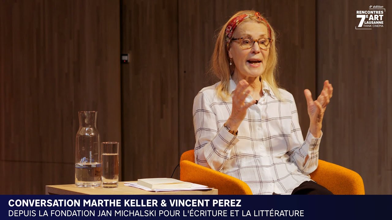 Marthe Keller et Vincent Perez - Conversation à la Fondation Jan Michalski