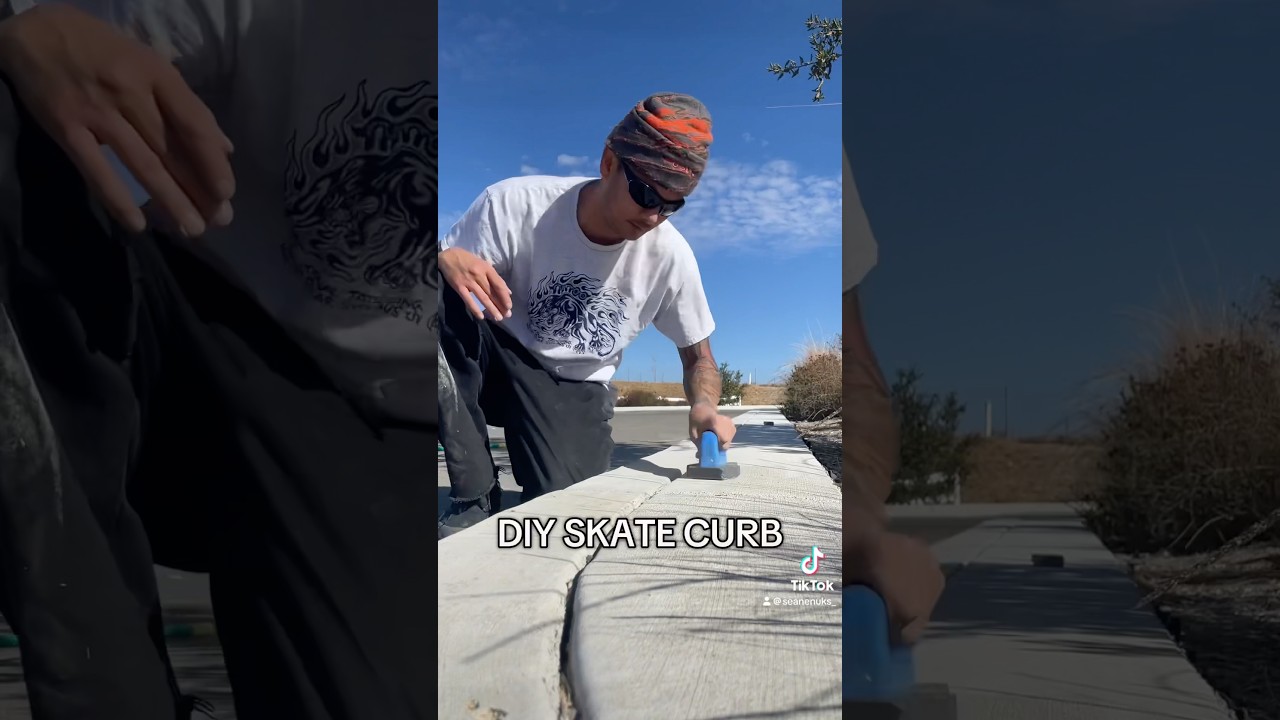 DIY Curbs are the best kind! #skateboarding #skatespot #curbs