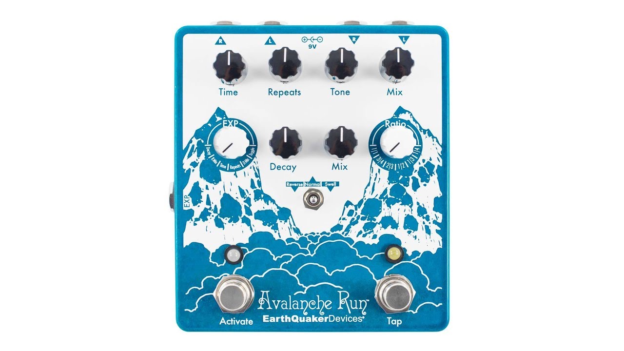 EarthQuaker Devices Avalanche Run v2 Stereo Reverb & Delay