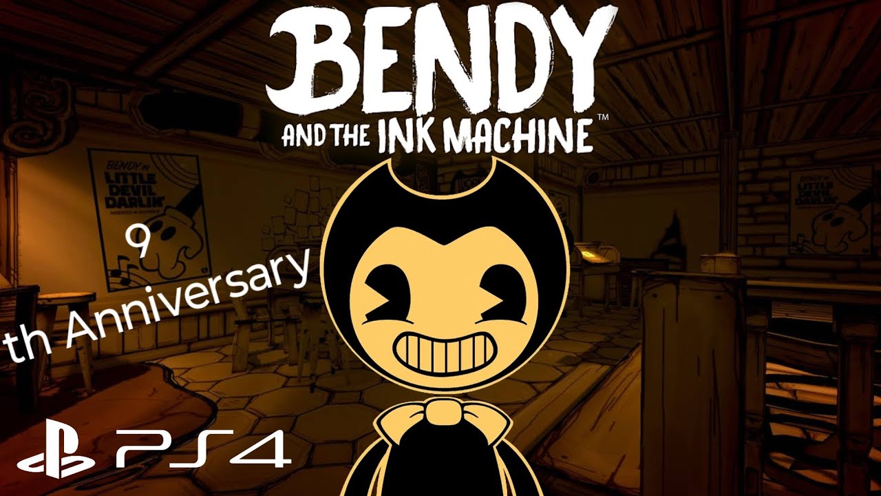 Bendy and the Ink Machine - PS4 Slim Gameplay (9 th Birthday)