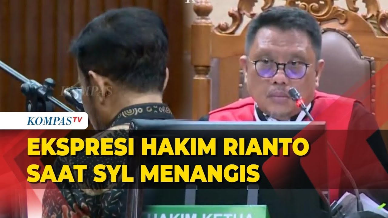 Ekspresi Hakim Rianto saat SYL Menangis Ungkit Surya Paloh, Istri hingga Orang Tua
