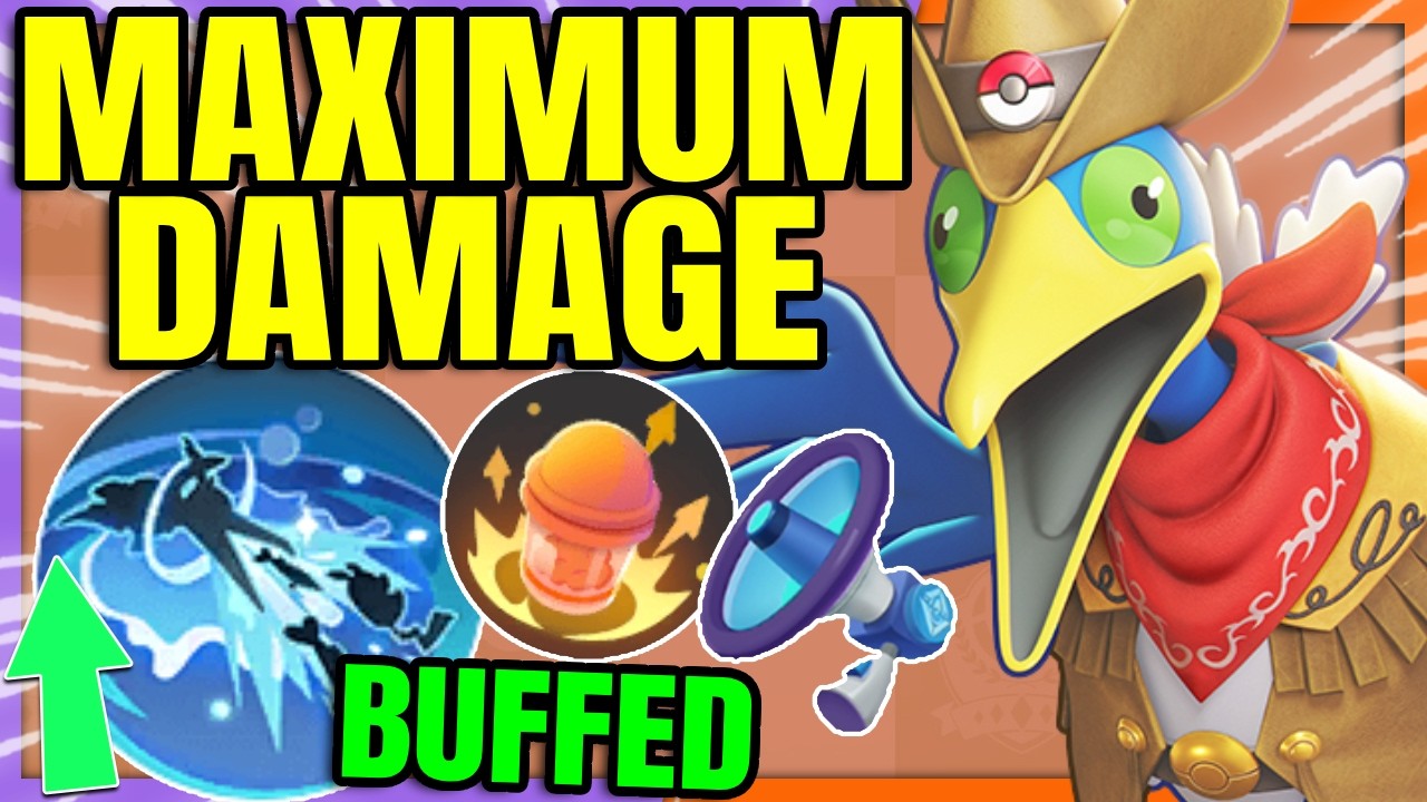 I tried BUFFED UNITE MOVE CRAMORANT with AMPLIFIER and X-ATTACK | Pokemon Unite