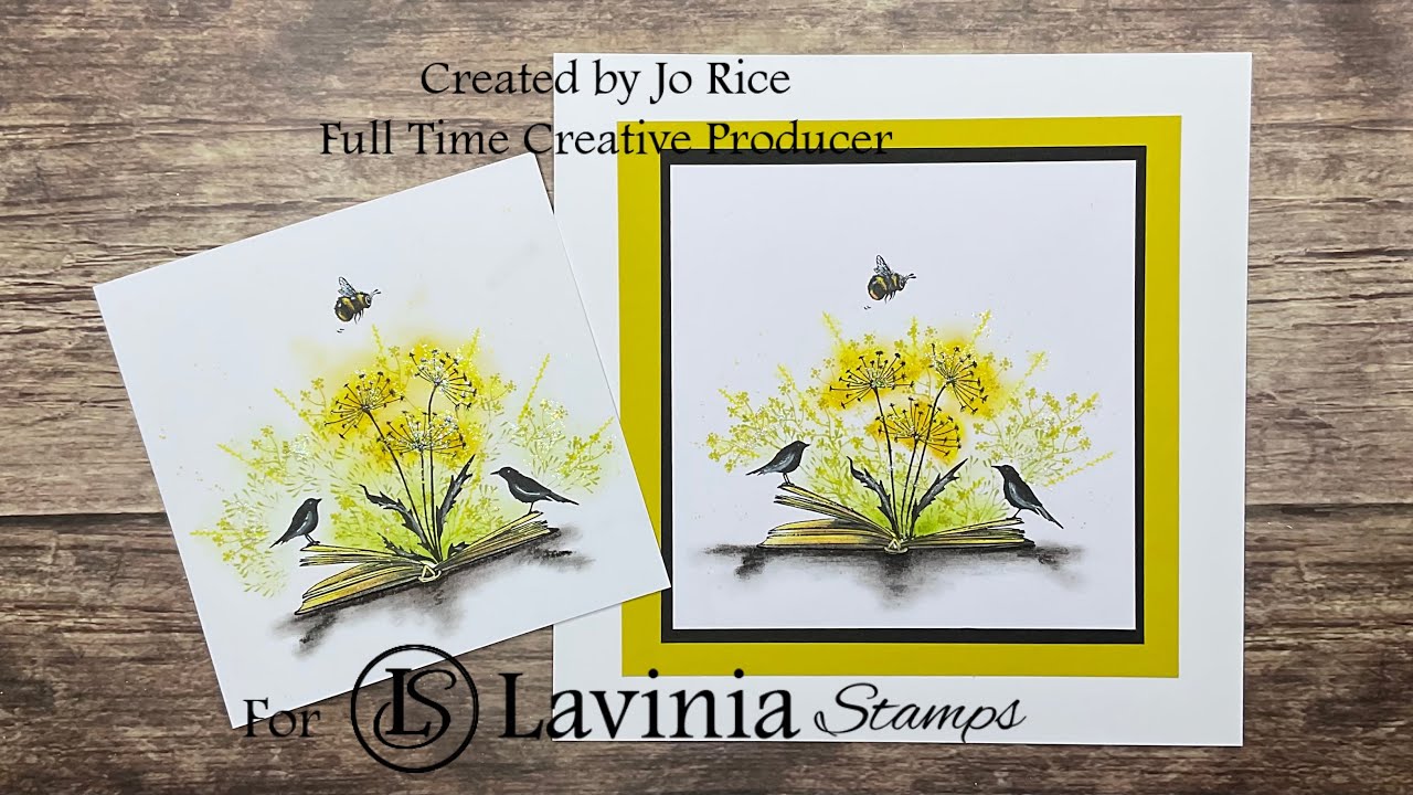 Весеннее пробуждение от Джо Райс #laviniastamps #cardmakingvideo #spring