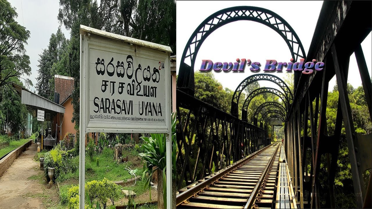 Devil's bridge & sarasavi uyana railway station ( සරසවි උයනේ සිට යකා පාලමට) | #UOP