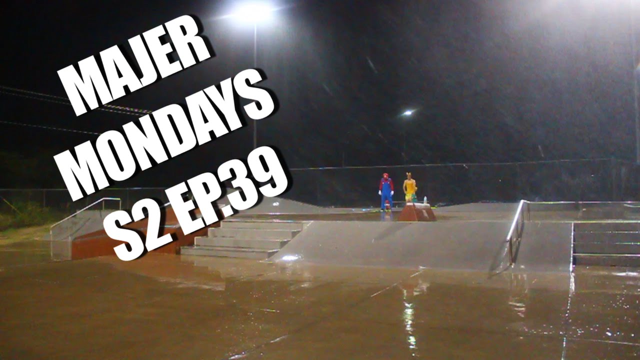 Skateboarding in the Rain MM39