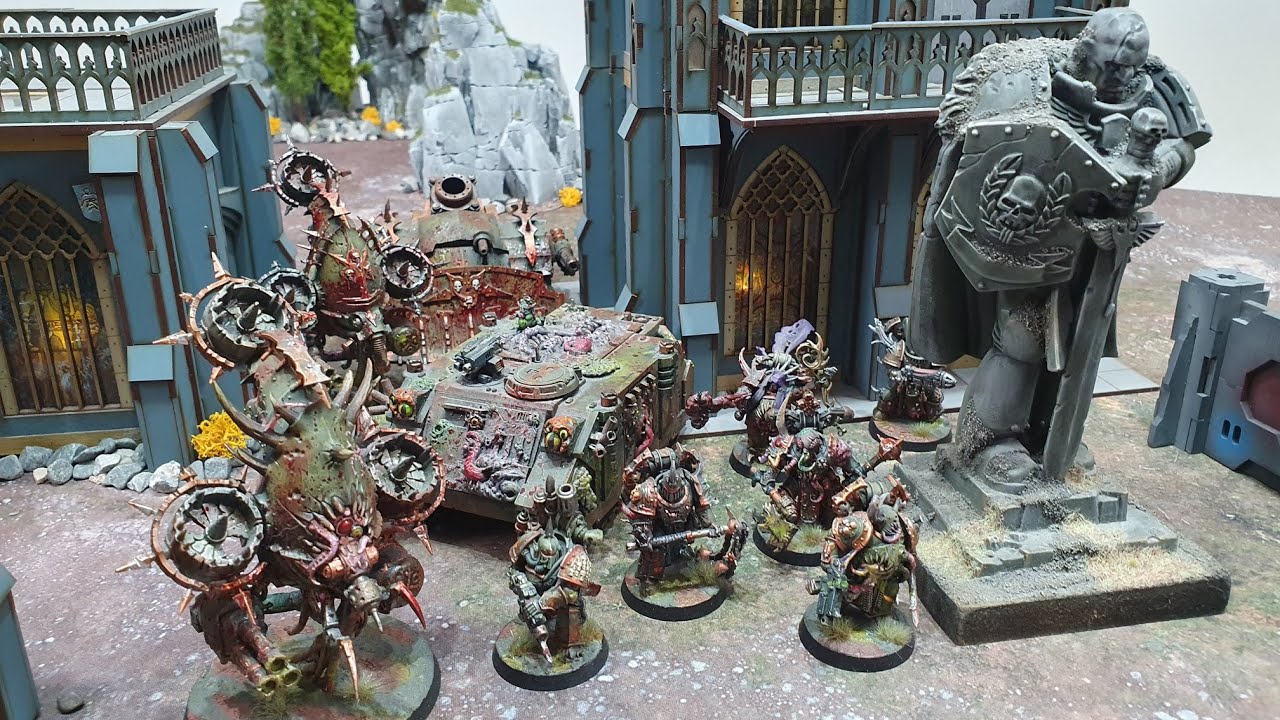 Death Guard vs Grey Knights, 3500 point Warhammer 40k battle report