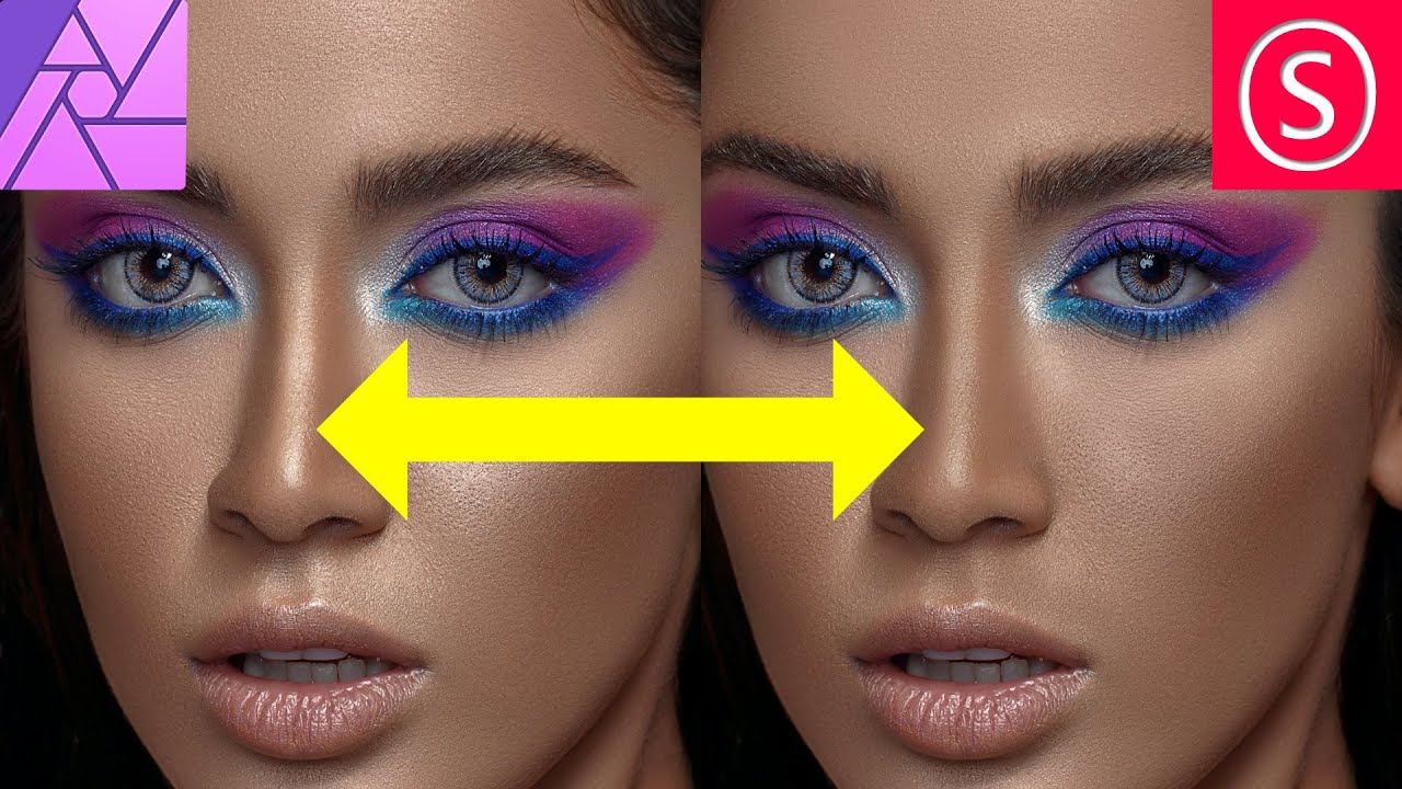 Fix Shiny Skin - Affinity Photo Tutorial
