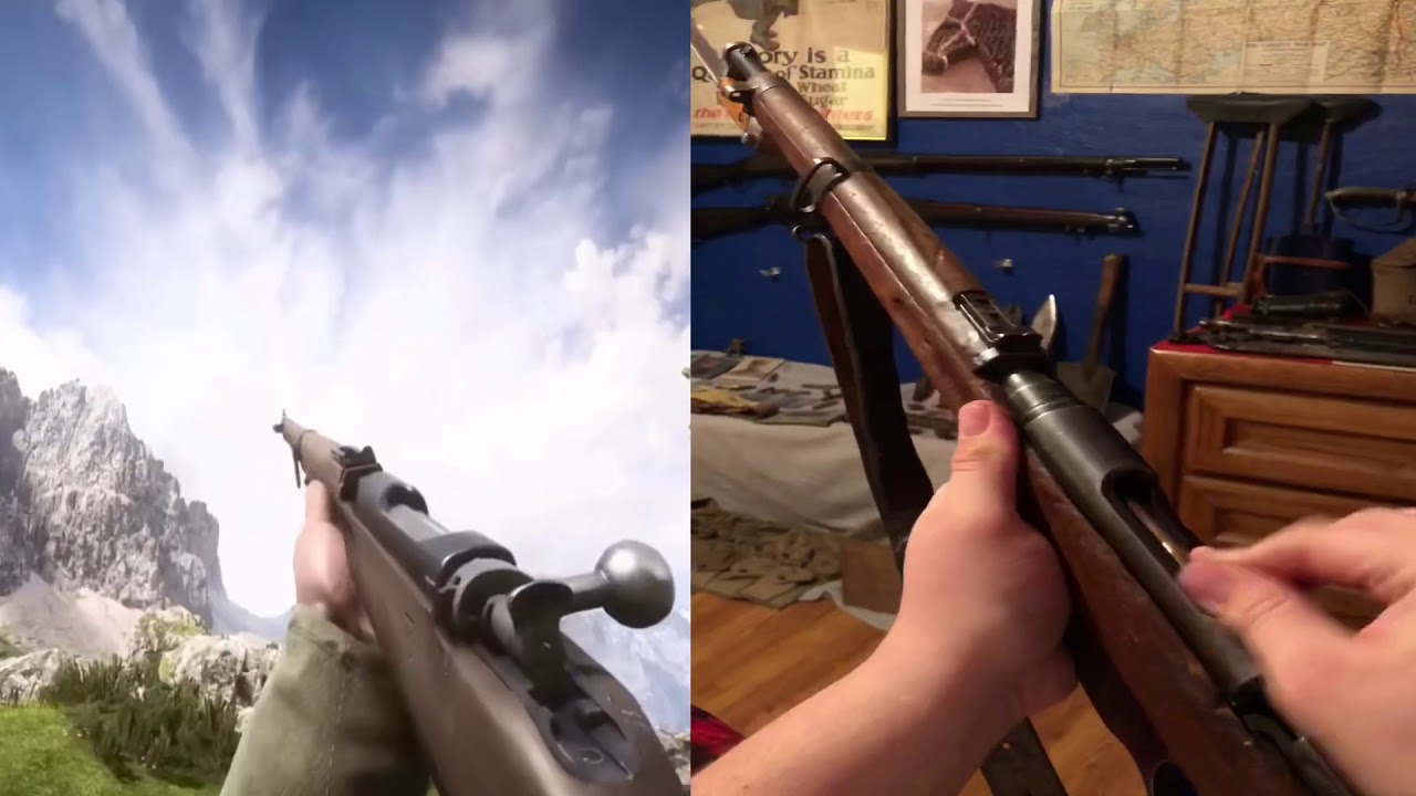 Mannlicher Steyr M1895 (Gewehr 95) BF1 Reload Comparison