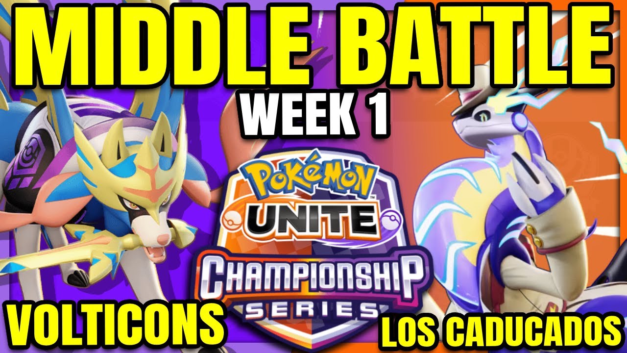 TOP OF THE MIDDLE Volticons vs Los Caducados - UCS EU | Pokemon Unite