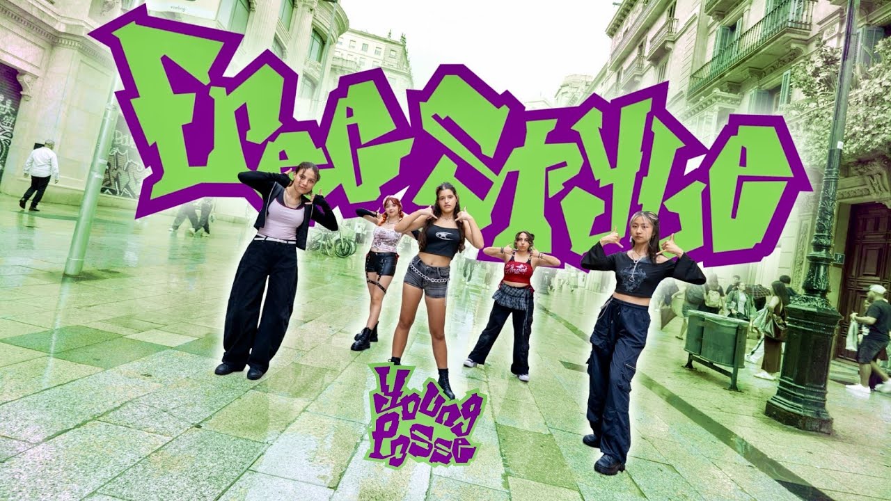 [K-POP IN PUBLIC IN BARCELONA] FREESTYLE by YoungPosse. Dance cover by Black&White_Crew