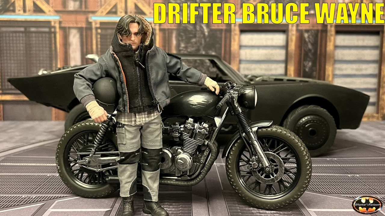 Обзор фигурки Remad Custom Drifter Брюса Уэйна из фильма «Бэтмен» с Робертом Паттинсоном в масшта...
