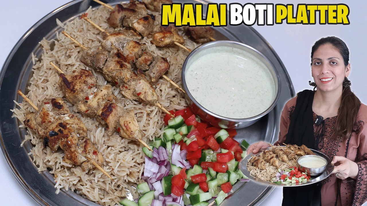 Eid Special Malai Boti Platter Recipe By Kitchen With Amna