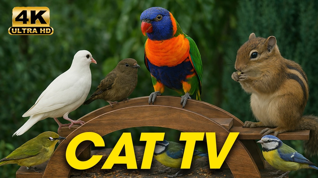 Videos for Cats to Watch – Calm Nature Moments 🌿 – Designed for Indoor Cats 🐦