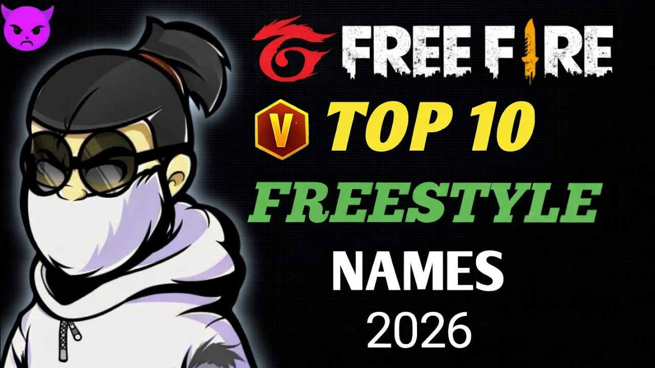 TOP 10 🥰 FREESTYLE NAMES IN FREE |🗣️ BEST NAME IN FREE FIRE🔥
