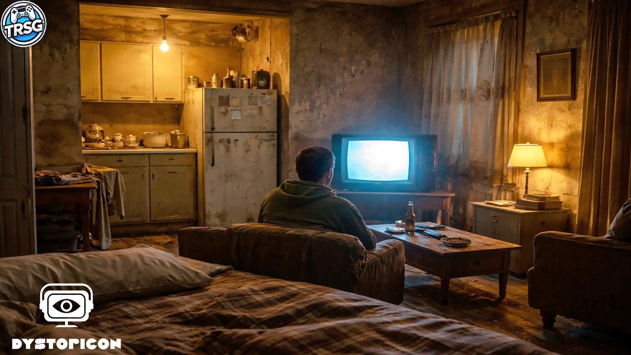 New Dystopian Life Simulator, Making Money By Watching TV - Dystopicon