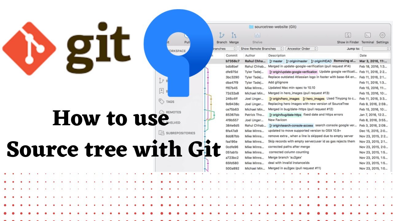 Git с исходным деревом | Учебное пособие по исходному дереву | Исходное дерево с git