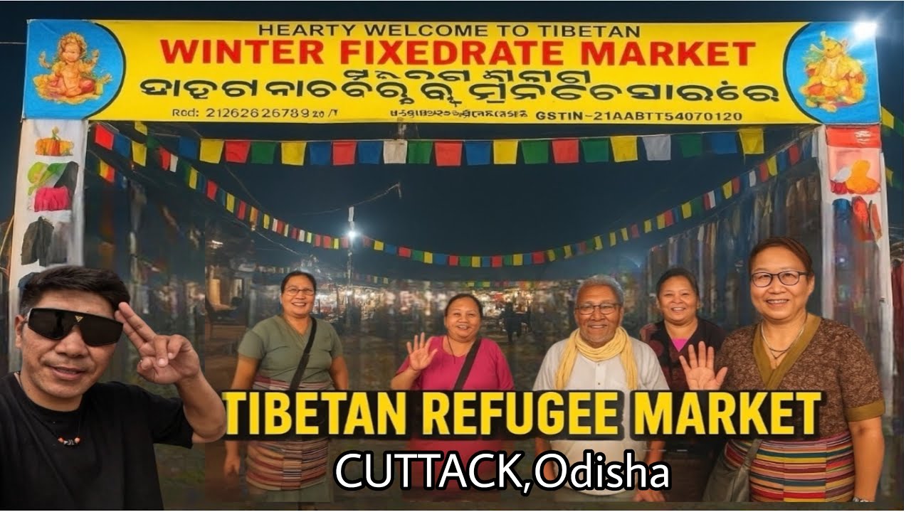 Tibetan Winter market in Cuttack | Odisha #tibetanvloger @tentsepakvlog8479