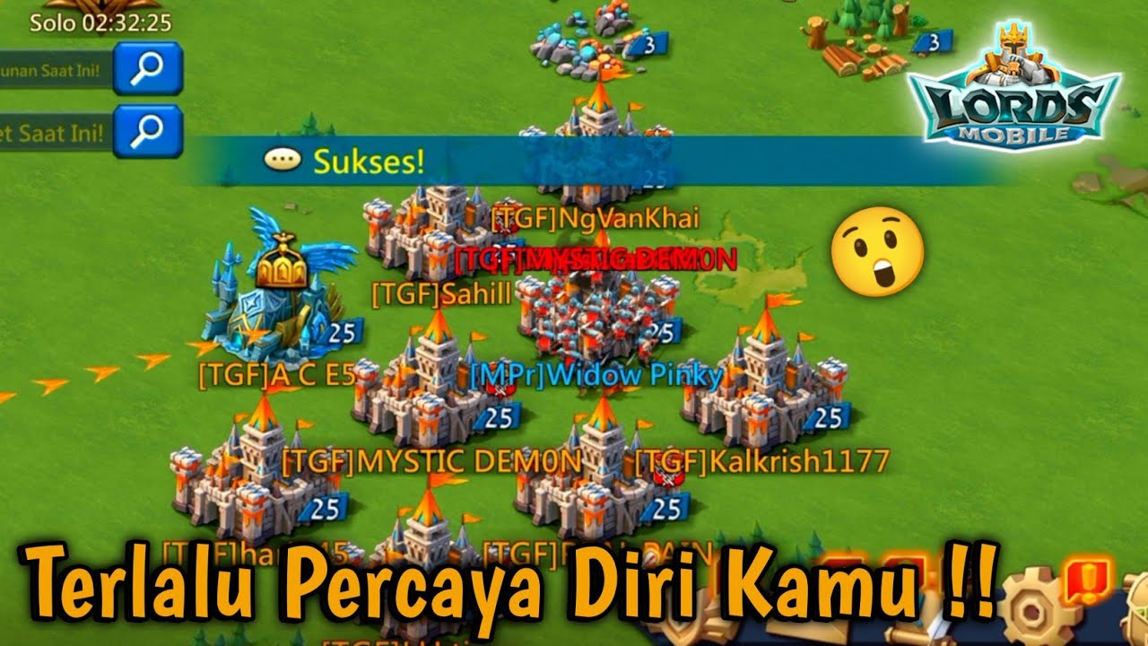 Solo Trap T3/T2 Rusuh!! Nahan Rally Musuh Yang Lagi War Wonder || Lords Mobile