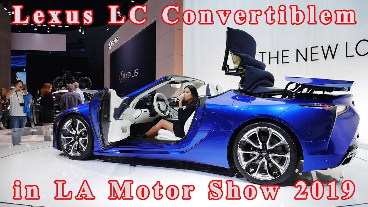 Lexus LC Convertible | in LA Motor Show 2019