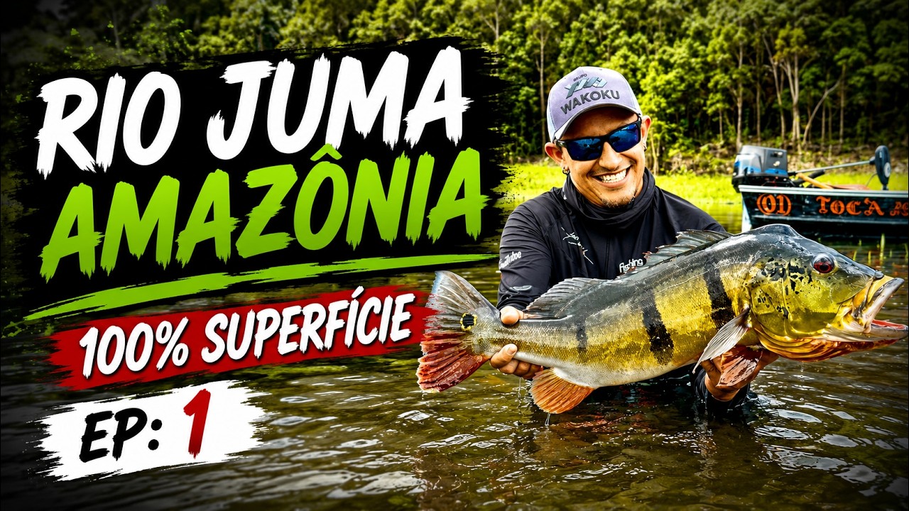 PANCADARIA NA SUPERFÍCIE. EP 1 RIO JUMA AMAZÔNIA.