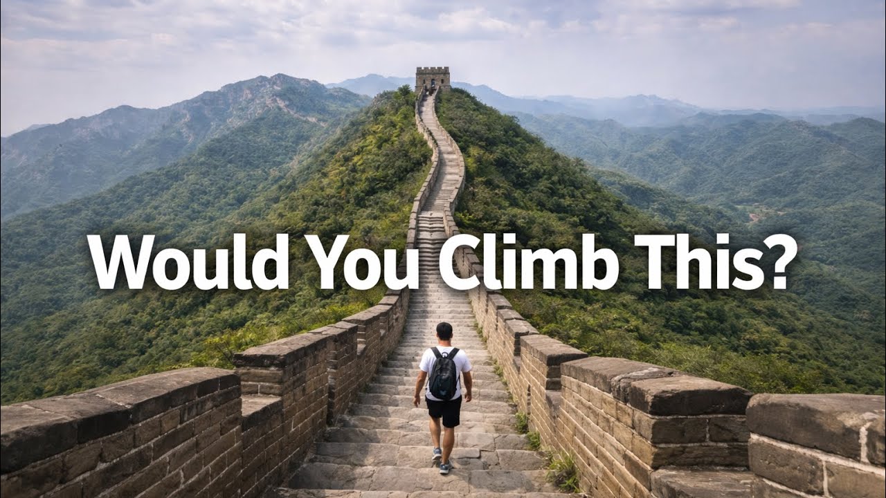 I Finally Made It to the Great Wall of China 🇨🇳 | Raw POV