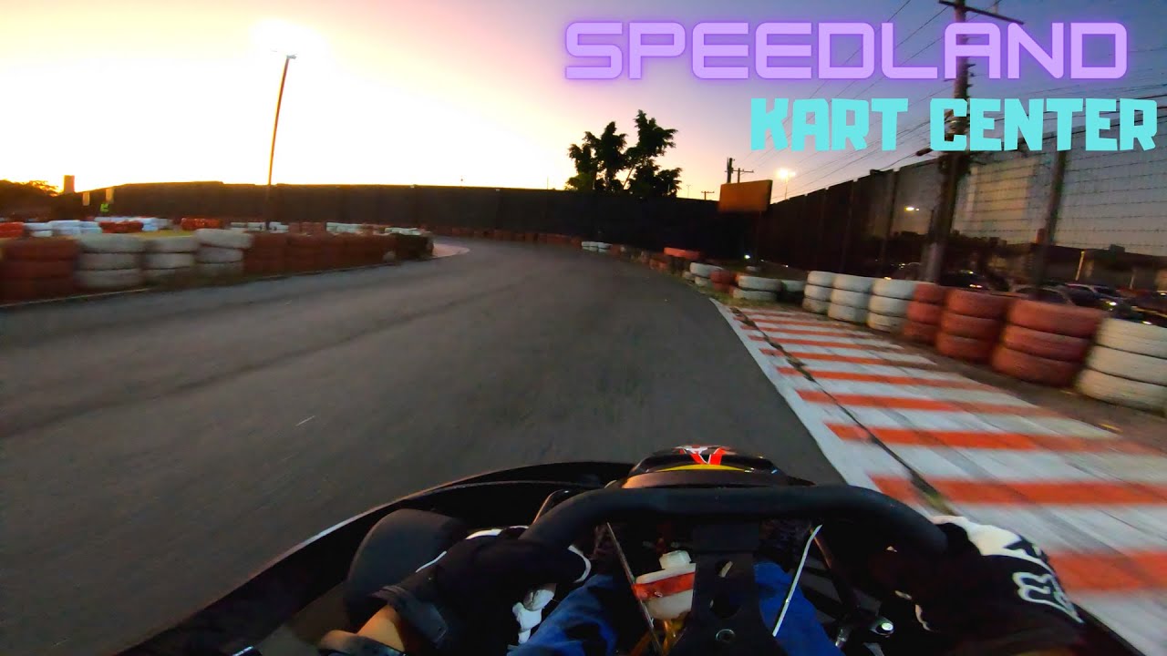 Kartódromo Speedland estamos e volta galera!!! Por do sol insano.