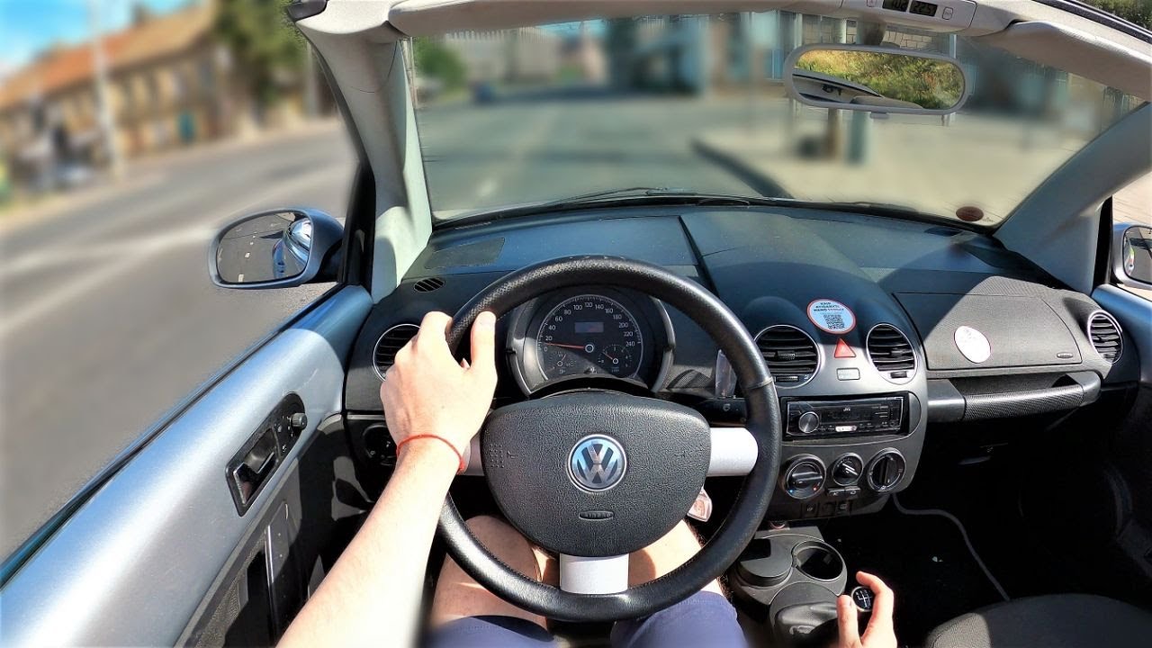 1999 Volkswagen BEETLE [ Cabrio 1.9D 90HP MT ] | POV Test Drive
