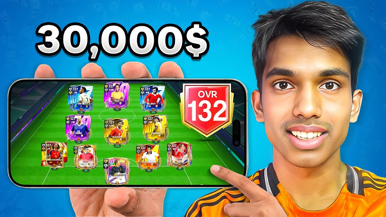 Мой состав в FC Mobile стоимостью $30 000 перед годовщиной!