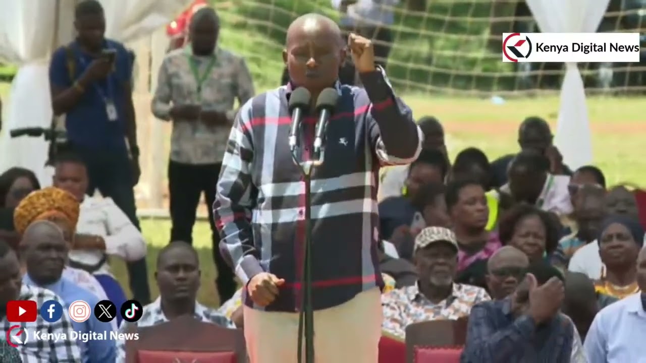 'Raila is safe & healthy, I have spoken to him!' DP Kindiki tells Siaya Residents!!