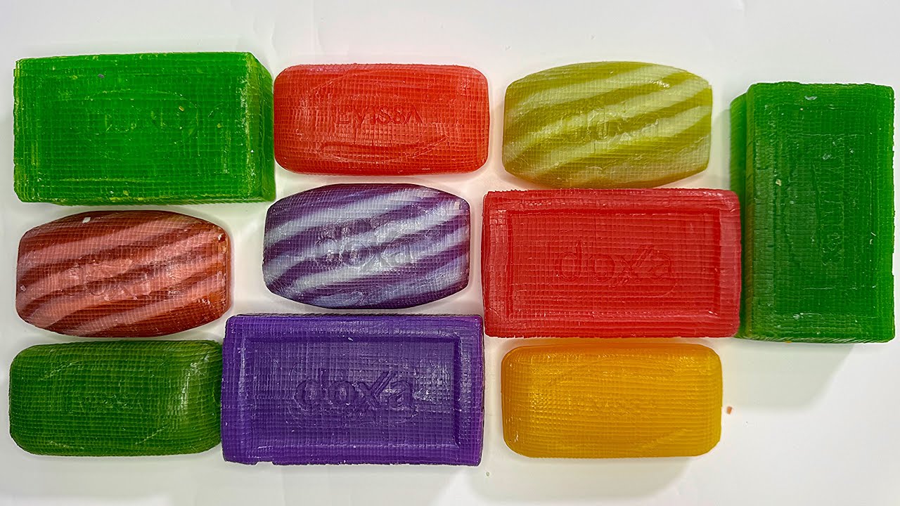 Glycerin SOAP cubes / Soap Cutting ASMR / Satisfying ASMR Video / Asmr soap