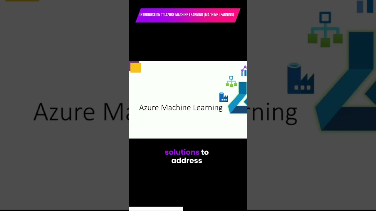 Introduction to azure machine learning machine learning | #shots | #machinelearning | #mlops