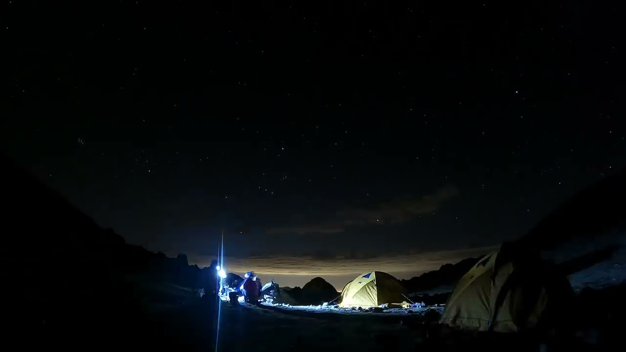 Noche en el Campamento Veguitas.