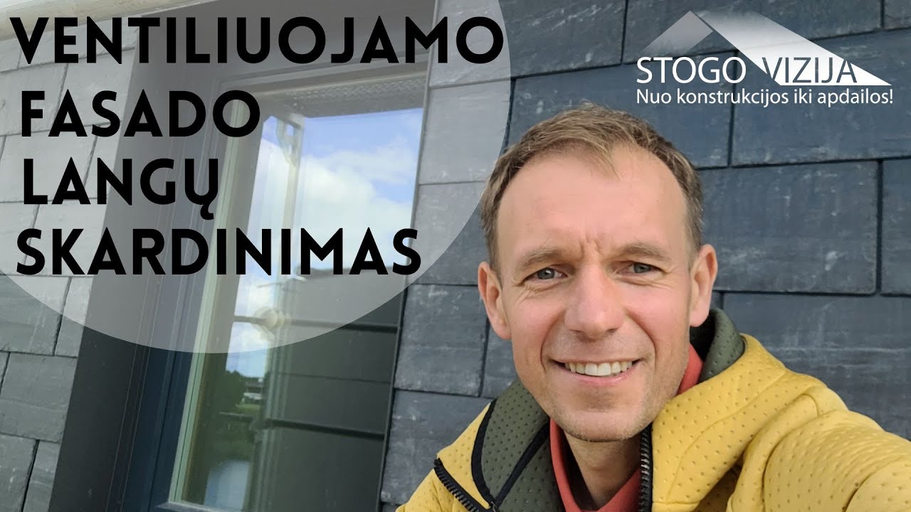 Ventiliuojamo fasado langų skardinimas