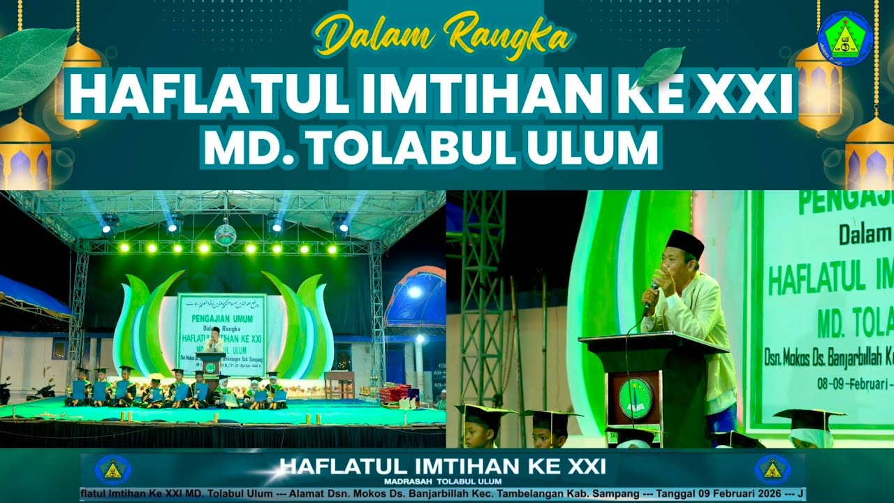 SAMBUTAN - KH ABDUL HOLIK